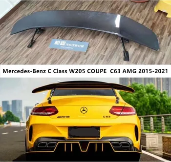 Spoiler Jaoks Mercedes-Benz C-Klassi W205 KUPEE C43 Nr.63 AMG 2015-2021 Tagumine Tiib Huule Saba Pagasiruumi Spoilerid IMP GT Stiilis Carbon Fiber
