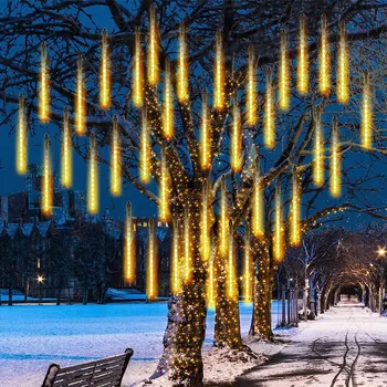 3 valige Uus Aasta Väljas Meteoor Dušš String LED Tuled Veekindel Puu Jõulud Street Pulmapidu Teenetemärgi Navidad