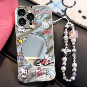 Sanrio Kawaii Hello Kitty Anime Telefoni Juhul Iphone15Promax14Pro/13/12 Cute Cartoon Kate Armas Mänguasi Loominguline Kingitus Tüdruk