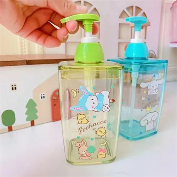 Sanrio Kawaii Hello Kitty Jagada Pudel Cute Cartoon Leibkonna Emulsioon Šampoon, Dušigeel Käsihuuhde Tühi Vajutage Jagada Pudel