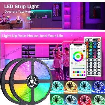 LED Riba LED Tuled 1-5m 10m 15m 20m 30m Neoon Tuled Luces Led Värv RGB-TV Backlight LED Tuled Magamistoa Sisustus