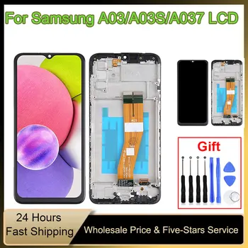 Uus Ekraan, Samsung Galaxy A03s LCD A037F A037M A037FD A03S ekraan Puutetundlik Digitizer Samsung A03s Ekraan LCD A037