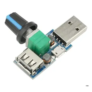 USB Ventilaator Helitugevuse Regulaator Moodul Kontrolli Tuule Kiirus 5W USB Ventilaator, Maht, Kiirus, Astmeteta Kuberner Moodul Kiiruse Kontroller