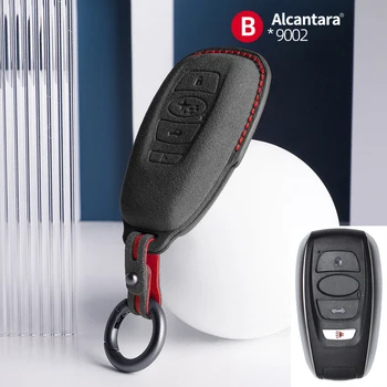 Alcantara kvaliteetne Auto Remote Key Juhul Katab Kest Subaru BRZ Pärand ISTUDA Metsnik Crosstrek Auto Tarvikud
