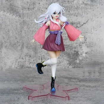 21cm Anime Reisi Nõid Elaina Kimono Riietus PVC Tegevus Joonis Kawaii Figuriin Nukk Laekuva Mudel Lapsed Mänguasjad Kingitus