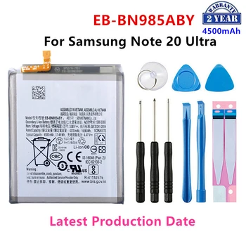Täiesti Uus EB-BN985ABY 4500mAh Asendamine Aku Samsung Galaxy Märkus 20 Ultra Note20 Ultra Telefoni Akud+Tööriistad