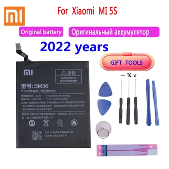 2022 Aastat 3200mAh 100% Originaal Aku Xiaomi Mi 5S Mi5s BM36 Mobiiltelefoni Aku + Tööriistad