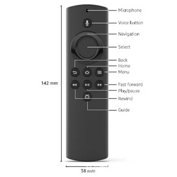 Uus H69A73 Hääl Puldi Asendamine Amazon Tulekahju TV Stick Lite Hääl Remote