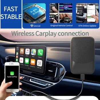 Hang Jing CarPlay Android Auto Wireless Dongle Adapter Plug And Play Bluetooth, WiFi, Auto Ühendada Juhtmega CarPlay Auto Autod