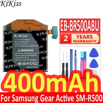 KiKiss Aku EB-BR500ABU Samsung Galaxy Vaadata Aktiivne SM-R500 Aku 400mAh Batteria + Tasuta Tööriistad