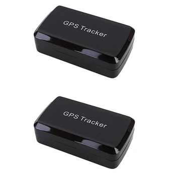 2X Mini Veekindel GPS Tracker GPS/GSM/GPRS Jälgimise Süsteem, Juhtmevaba Magnet Tracker Sõiduki/Auto
