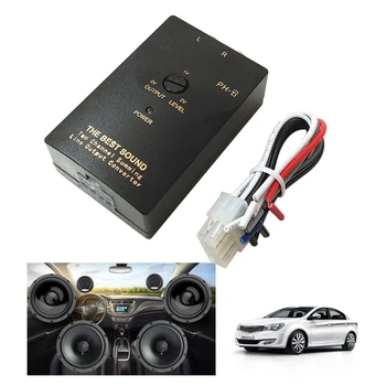Auto Osa Auto Stereo-RCA Kõlari Juhe Kõrge, Et Madal Tase Line Kontrolli Väljundi Takistus Konverteri Adapter Wire PH-2