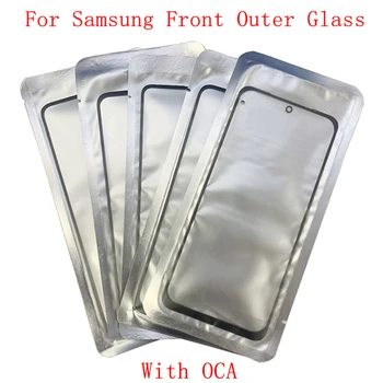 5tk Ees Välimine Klaas Objektiivi Touch Panel Cover For Samsung Lisa 20 A9S A750 A530 A730 J8 A60 A80 F62 F41 S10E Klaasist Objektiiv OCA
