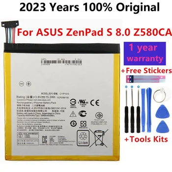 100% Originaal Suure Mahutavusega C11P1510 Tablett Aku ASUS ZenPad S 8.0 Z580CA 4000mAh Akut Bateria+Tööriistad Komplektid