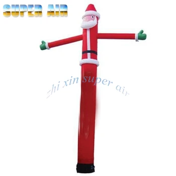 6mH Täispuhutav Jõuluvana Õhust Täispuhutav Dancing Santa Claus Ühe Jala Jõulud Dekoratsioon Jõulud Reklaam