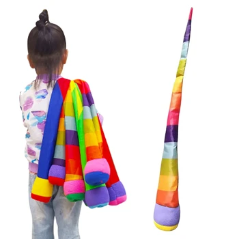 Laste Mänguasjad Lasteaed Käega Viskamine Palli Sandbag Rainbow Pall Lõbus Mänguasi Lindi Pehme Pall Koolitus Kehakultuuri Väljas Rekvisiidid