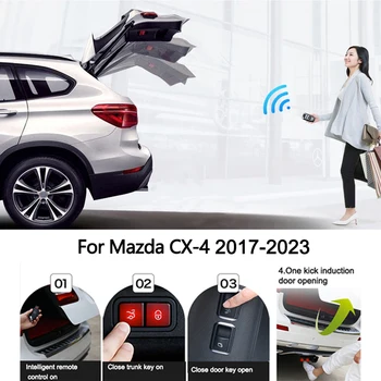 Auto Elektriline Tagaluugi Jaoks Mazda CX-4 CX4 2017-2023 Intelligentne Saba Kasti Ukse mootoriga Pagasiruumi Teenetemärgi Parandatud Uuendada