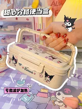 Kawaii Sanrio Cinnamoroll Kuromi Minu Meloodia, Lunch Box Õpilane Laste Lunchbox Anti Scald Kaasaskantav Suure Mahutavusega (Lõunasöögi Box