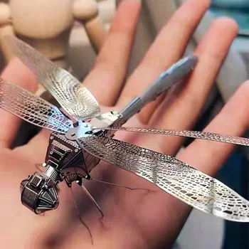 Uus 3D Metallist Puzzle DIY Käsitöö Loomade Dragonfly Poissmeeste Beetle Tarantel Skorpion Liblikas Mudeli Kokkupanekuks Mõistatusi Mänguasjad Lastele