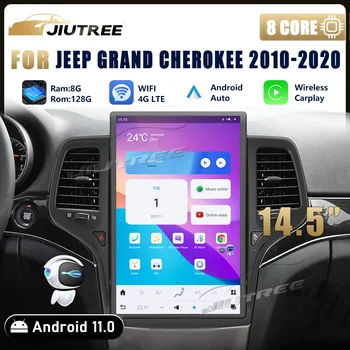 14.5 tolline Tesla Vertikaalse Ekraaniga Android 11 Auto Raadio Jeep Grand Cherokee 2010-2020 GPS Navigation Stereo Mängija juhtseade