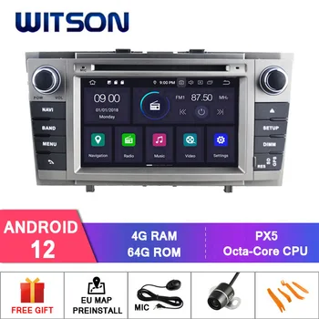 WITSON PX5 Android 12 AUTO DVD GPS-MÄNGIJA TOYOTA AVENSIS 2008-2013 Carplay Multimedia Stereo Auto Audio-ja Navigatsioonisüsteem