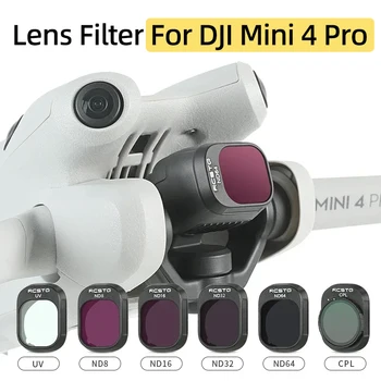 Eest DJI Mini 4 Pro Undamine Gimbal Kaamera Objektiiv Filter UV/CPL/ND8/16/32/64 Filter NDPL Filter Komplekti Õhust Fotograafia Tarvikud