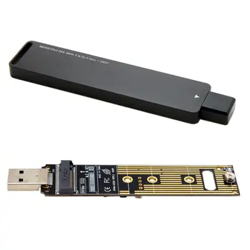 CY NVME M-klahvi M. 2 NGFF SSD Välised PCBA Conveter USB 3.0 Adapter Flash Disk Juhul, Must