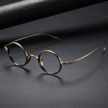 Prillid meestele KMN123 Puhas Titaan Prillidega raami Jaapani Brand Ringi Mehed Naised Trendid Optilised Klaasid Oculos