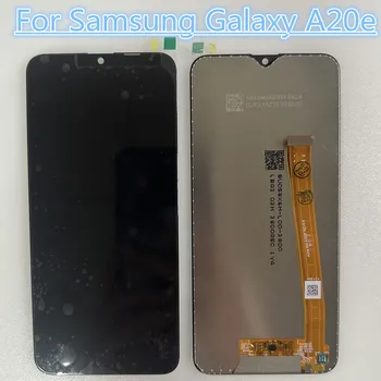 Samsung Galaxy A20e A202 A202F A202DS LCD Ekraan Puutetundlik Digitizer Assamblee A20e LCD raami