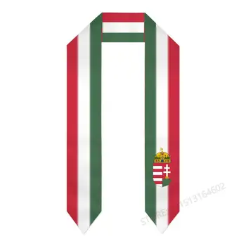Custom Nimi Või Logo Ungari Lipu Salli Lõpetamist Varastas Tiiva Rahvusvaheline Uuring Välismaal Klassi 2023 Sall