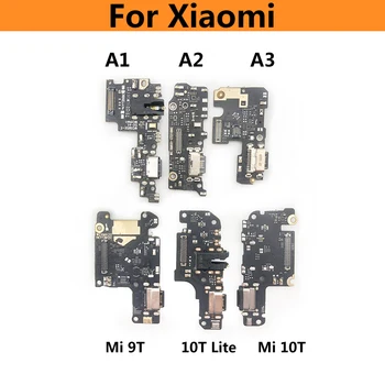 Laadimine USB Pordi Pistik Juhatuse Osad Flex Kaabel Koos Mic Mikrofon Xiaomi Mi 11 Pro 10T 10 9 8 Se Lite A1 A2 A3