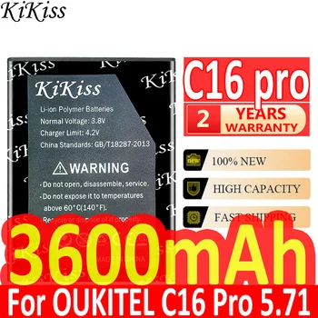 3600mAh KiKiss Võimas Aku C16pro jaoks OUKITEL S68/C16 Pro 5.71