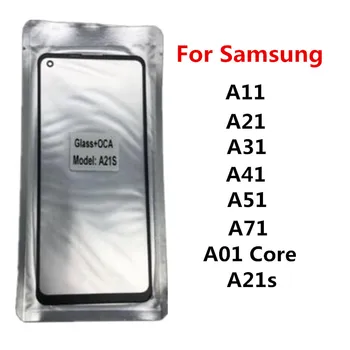 10tk TOP QC Samsung Galaxy A01 Core A11 A21s A31 A41 A51 A71 LCD Esi-Touch Ekraan, Objektiivi Klaas OCA Liimi Asendamine