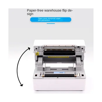 USB Bluetooth TDL402 Thermal Label Printer Shipping Etikett, Kleebis Express Printer Termilise Inkless Kiire Printer USA Pistik