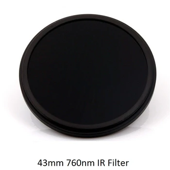 43mm 760nm IR76 Infrapuna IR Optiline Hinne Filter Kaamera Objektiiv