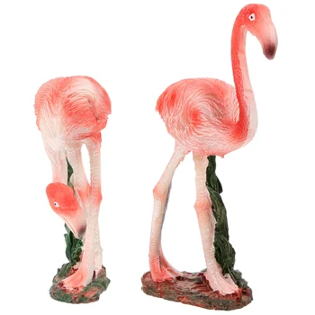 2tk Loominguline Flamingo Mudel Simuleeritud Flamingo Decor Aed Flamingo Figuriin Home Decor
