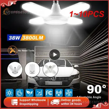 1~10TK LED Lamp E27 Kokkuklapitavad Fänn Pirn 220V 110V Mini LED Kokkupandav UFO Lamp 360 Kraadi Lampada LED Lamp 85-265V