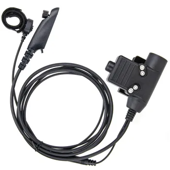 Taktikaline raadiosaatja Sõrme Mikrofon Kõrge Tugevuse Adapter MOTOROLA walkie talkie GP140 GP320 GP328 GP338 MTX850 U94 RS