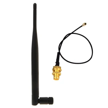 WiFi Antenn 5dbi 21cm U. FL/IPEX, et RPSMA Pats Kaabel 2,4 GHz Omni Antenni jaoks Korduva AP WLAN Ruuter Modem USB Adapter Extender