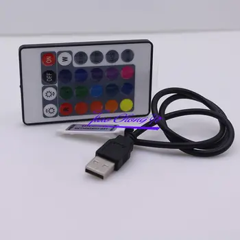 USB-RGB Kontroller 5V 24V 24Keys IR Remote Controller Led Dimmer 5V RGB Led